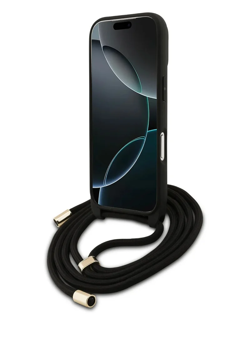 جس جراب iPhone 17 Pro 4G من جلد البولي يوريثان مع شعار 4G كبير وحبل / سهل التركيب / حماية من السقوط / تصميم نحيف / خفيف الوزن غطاء خلفي - بني