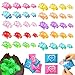 CIYOJA 100 Pcs Mini Turtle Blind Bags for Kids Glow in The Dark Resin Turtles Collectible Sea Turtle Toys for Party Favors Treasure Hunt Games Dollhouse Decor Mini Garden Landscape Cake Toppers - Image 2