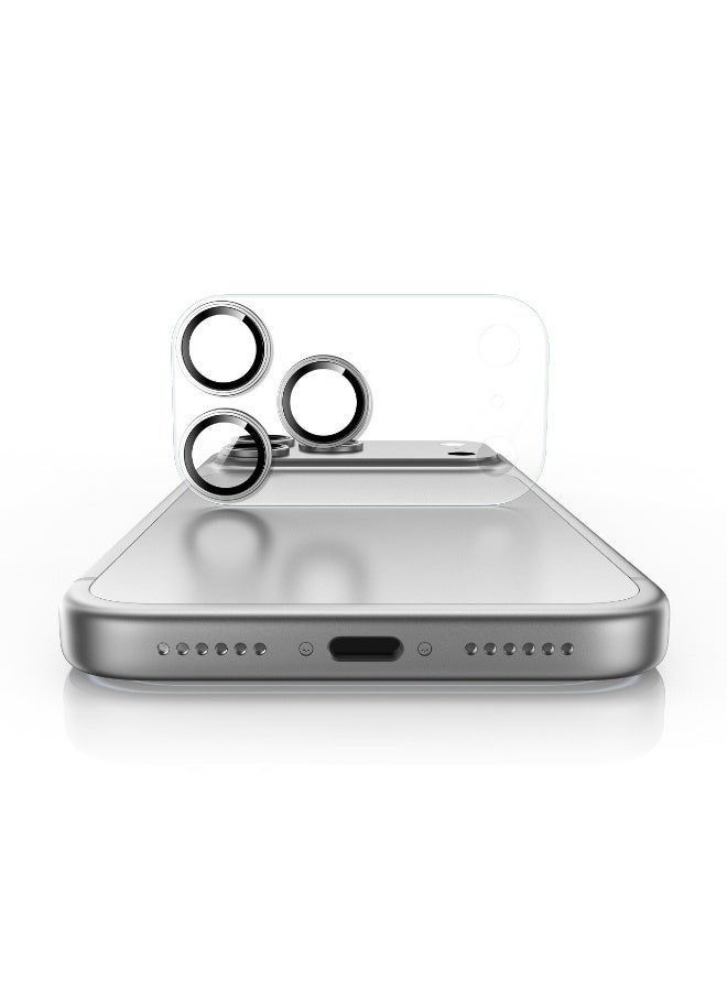GREEN LION Kanzen Camera Lens iPhone 17 Pro Max / Impact Resistant / Anti Fingerprint / Easy To Apply / Ultra Clear Shooting - Silver - Image 2