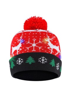 PRINTSHOP4ME Christmas Light-Up Beanie Hat–Soft And Warm Winter Cap For Holiday Parties,Christmas Events And Gift Giving–Unisex Design For Adults And Kids–Perfect For Winter Celebrations  - Image 1