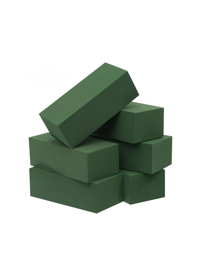 Crafare LUOWAN Crafare 6pc Wet Fresh Floral Foam Blocks Green Florist Foam Bricks for Spring Fresh Flower Arrangement and Crafts Supply 8.9(L) X 3.9(W) X 3(H) - Image 4