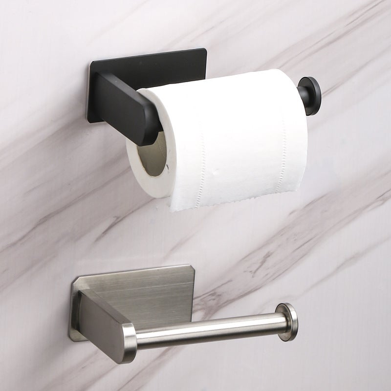 Bathroom Toilet Paper Holder American Stainless Steel Toilet Paper Holder Nail-Free Roll Paper Holder Toilet Punch-Free Tissue Holder - Image 3