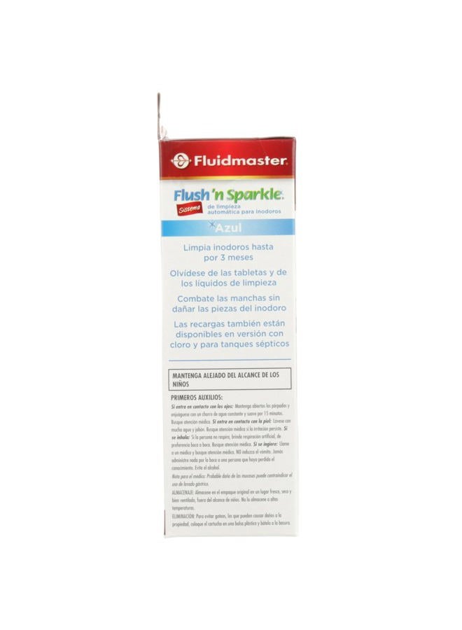 Fluidmaster 8100 Flush 'n Sparkle Automatic Toilet Bowl Cleaning System with Blue Cartridge, Upgraded Version - Image 5