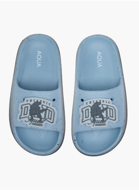 Boys Jibbitz Detail Slip-On Slides
