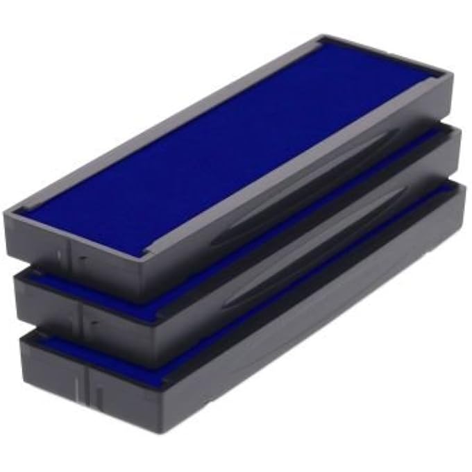 Trodat Replacement Ink Cartridge 6/4918 - pack of 3 Color blue