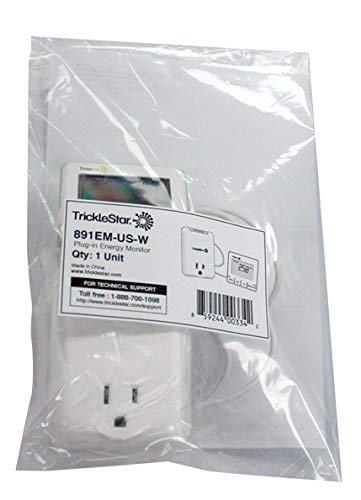 TrickleStar Energy Monitor, Watt Meter, Power Meter, Electric Meter, Plug-in for Instant Energy Consumption Display in Watts, Cost, & CO2. TrickleStar TS2003 - Image 4