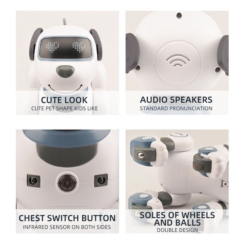 Smart Stunt Robotic Blue Dog with Remote Control - BG1533 - Image 4