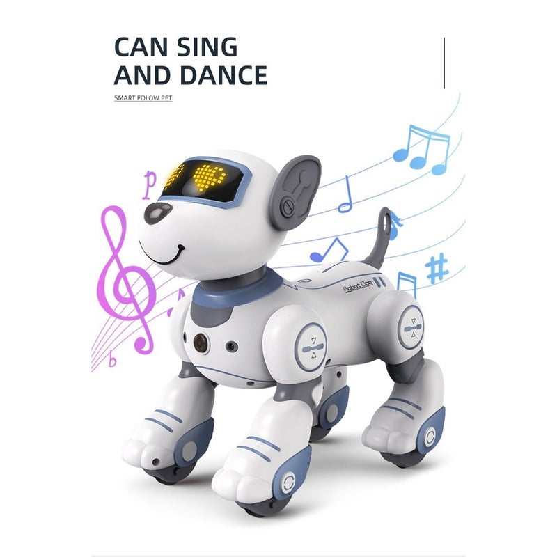 Smart Stunt Robotic Blue Dog with Remote Control - BG1533 - Image 3