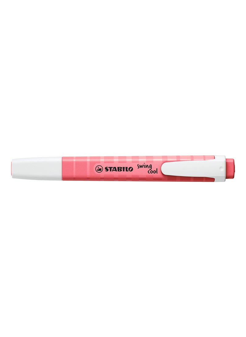 STABILO Highlighter Pen - Swing Cool Pack of 10 Pens in Cherry Pastel Colors , Anti-Dry Out , for Drawing Illustrations , Note Taking  - Image 1