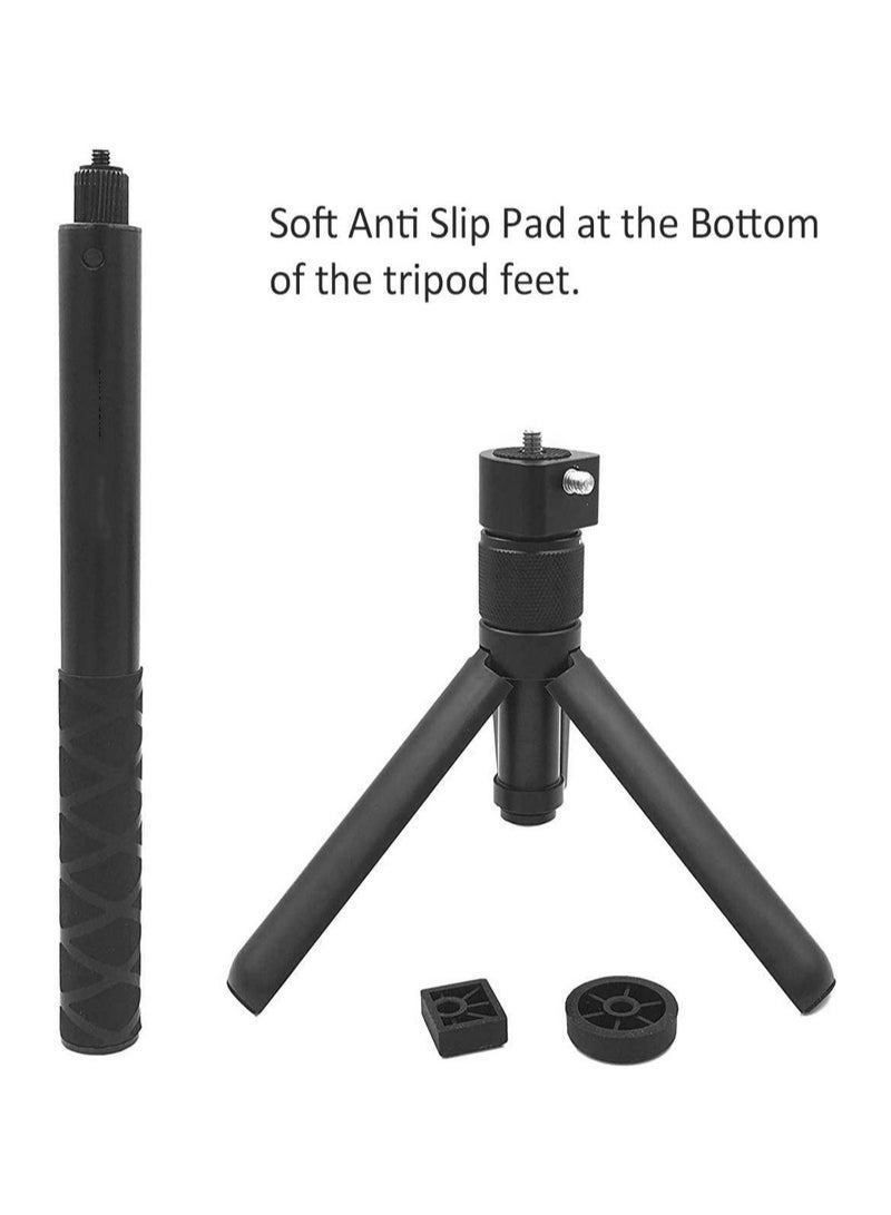 Extended Selfie Stick, Invisible Rotatable Handle with Integrated Tripod Compatible with Insta360 X3 / ONE X2 / ONE X / ONE / GO 2 / ONE R / ONE RS / GoPro Series Camera - Image 5