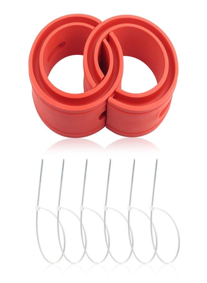 Salior 2PCS Front-Rear Coil Spring Spacer for 1.45''-1.65'' Spring Spacing,Heavy-Duty Coil Spring Booster Enhance Spring Rate,Universal Coil Spring Spacers Car Accessories for 2000-2500Lb Car - Image 1