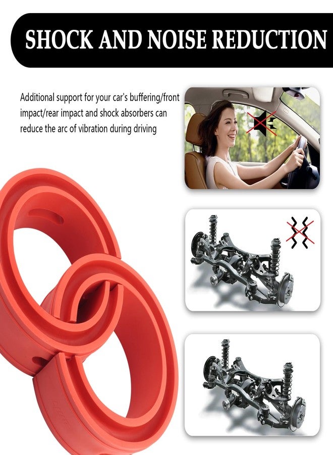 Salior 2PCS Front-Rear Coil Spring Spacer for 1.45''-1.65'' Spring Spacing,Heavy-Duty Coil Spring Booster Enhance Spring Rate,Universal Coil Spring Spacers Car Accessories for 2000-2500Lb Car - Image 5