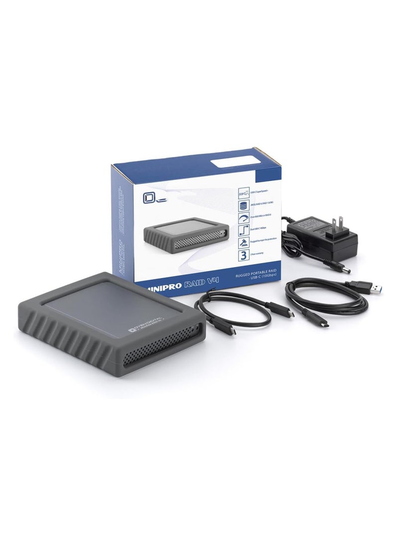 OWC 16TB SSD MiniPro RAID V4 USB-C Portable Solid State Drive  - Image 1