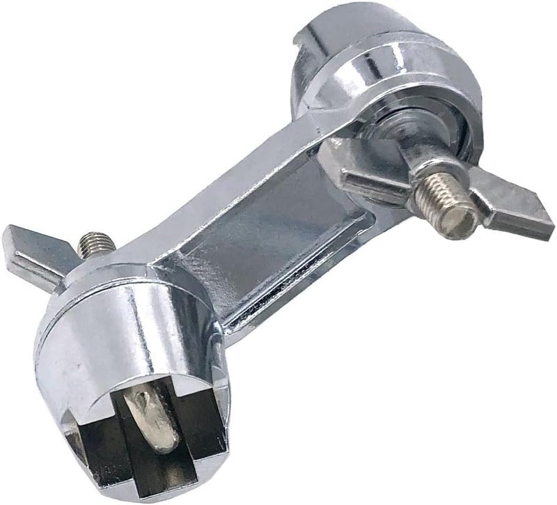 TUOREN Cymbal L-Arm with Compact Dual Drum Clamp - 7.4inch Adjustable Boom Holder for Drum Set - Image 4