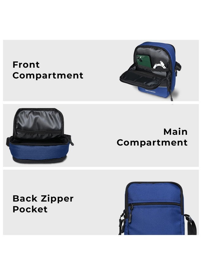 DEIN KLEIDER Urban Swing Cross Body Sling Travel Bag for Men & Women (Navy Blue) - Image 3