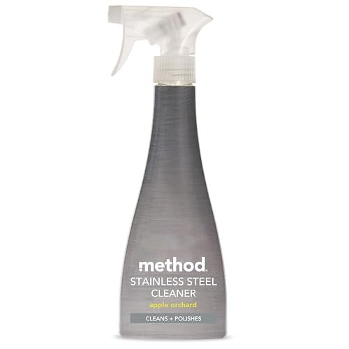 Method Stainless Steel Cleaner, Apple Orchard, 14 OZ (Pack of 1) - Image 1