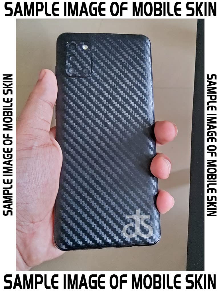 AtOdds Mobile Skin Sticker Wrap | Compatible for Samsung S25 (5G)| Scratchproof Matte Finish | Full Coverage for All Sides & Camera Protection (Black CF) - Image 2