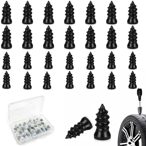 PINKJOY 30 Pcs Tire Repair Nails SelfTapping Screw Rubber Screw Tool SelfService Tire Repair NAI for Car Motorcycle Truck - Image 1