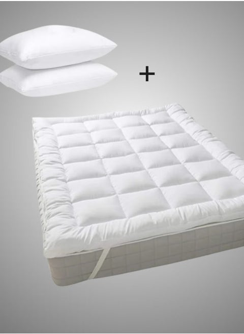 Package | Comfort Mattress Topper 14 cm and 2 Hotel Pillows