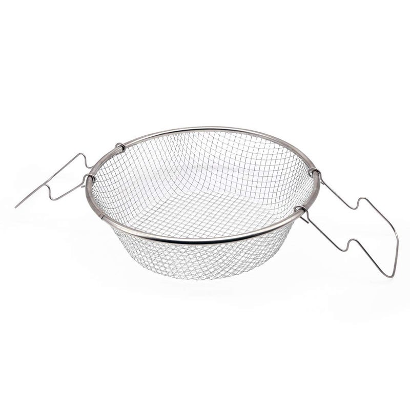 Olpad Non Stick Fry Stir Fry Pan with Lid Wok Pan Steamer Fryer Pot Pans with Lid Frying Basket and Steam Rack Stir Fry Pan 24 cm - Image 5