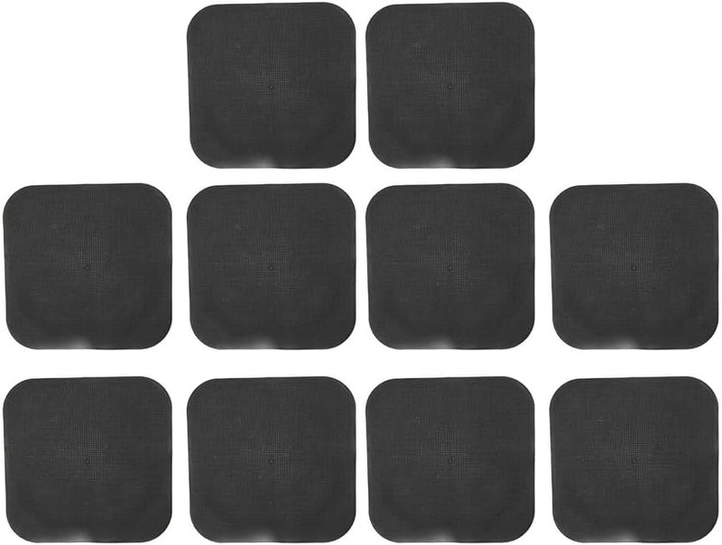 علامات سوداء لكرة القدم 10 قطع نقاط مربعة مسطحة لتدريبات السرعة 23 سم - Image 1