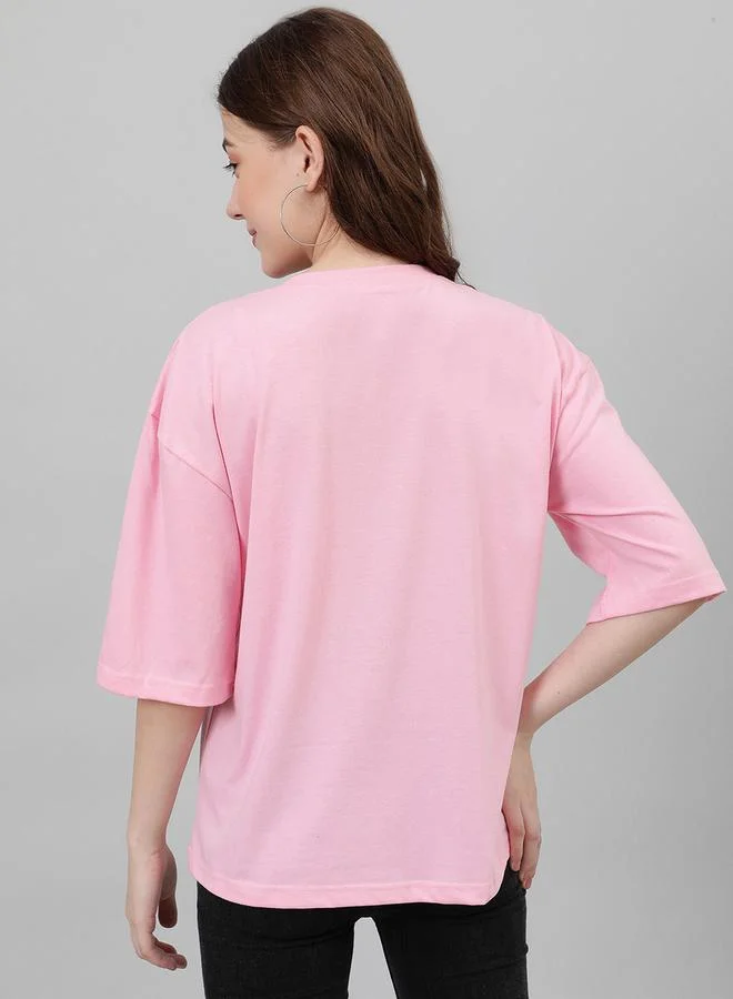 Kotty Oversized Bear Graphic Print Drop Shoulder T-Shirt by Styli