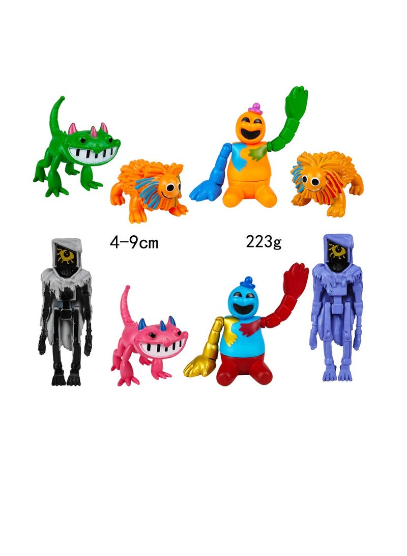 Y&D 8 Piece  Nightmare critters  Action Figure Toys For Fans  Series Figures Model Birthday Cake Toppers