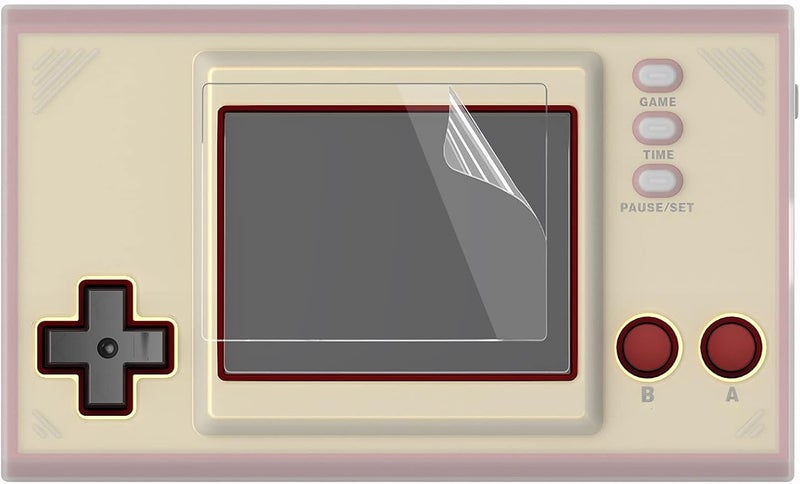 حافظة سيليكونية شفافة من لجهاز Nintendo Game & Watch: Super Mario Bros، مزودة بـ 2 واقي شاشة - Image 4