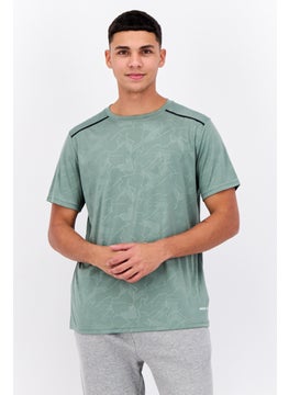 Nordland Men Sportswear Fit Short Sleeves Training T-Shirt, Green  - Image 1