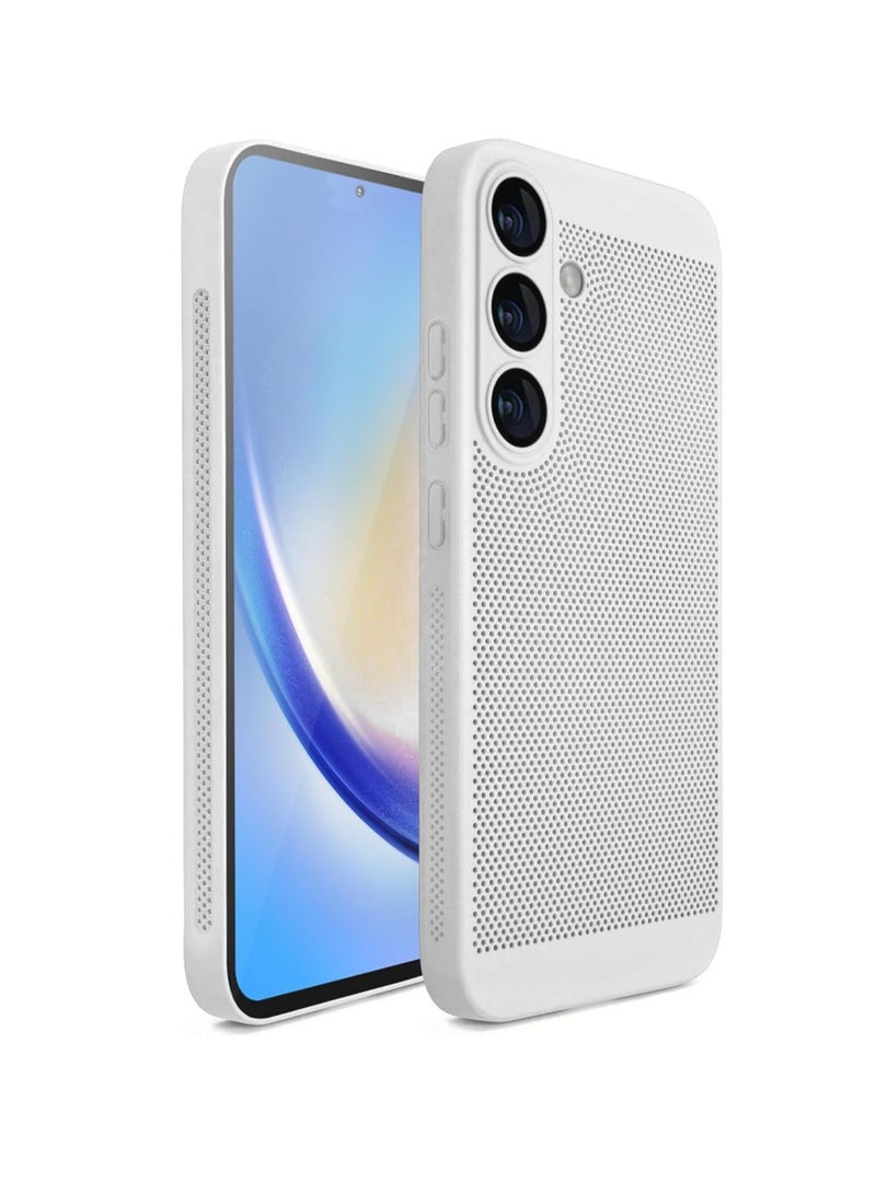 Case For Samsung Galaxy A16 5G/4G Heat Dissipation Case with Built-in Camera Lens Protector Slim Fit Breathable Cooling Anti-Fingerprint Hard PC Back Shockproof Cover - Image 1