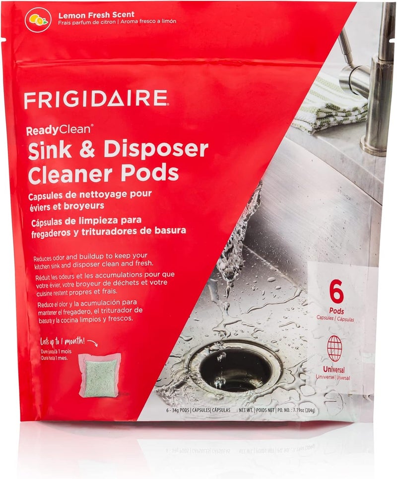 Frigidaire ReadyClean Probiotic Sink and Disposer Cleaner 6 Pods Tablet White 6 Count - Image 1