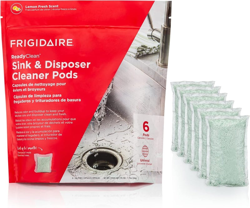Frigidaire ReadyClean Probiotic Sink and Disposer Cleaner 6 Pods Tablet White 6 Count - Image 2