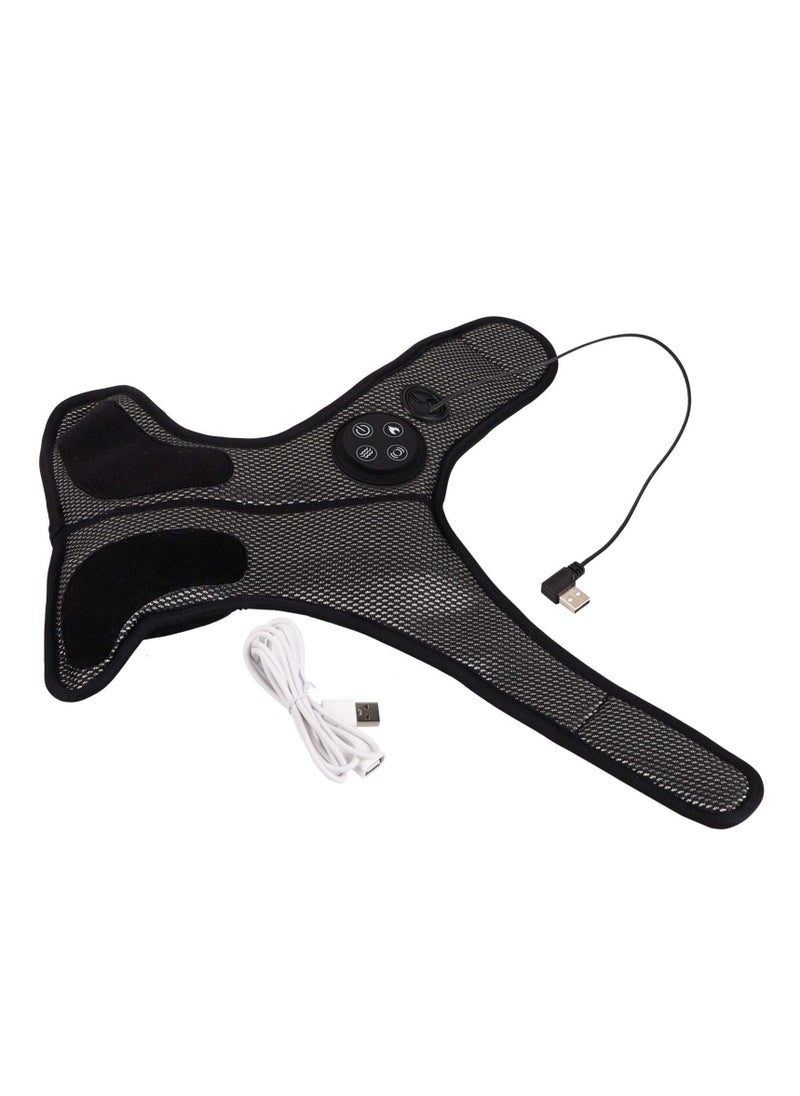 Electric Foot Ankle Massager, Heated Ankle Brace for Sprained Ankle, Multi-Level Settings Vibrations and Heating Modes, Heating Pad for Knee Elbow Shoulder Relax