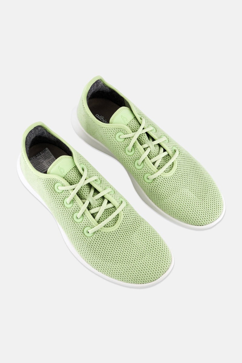 Allbirds Men Medium Lace Up Casual Shoes, Light Green - Image 4