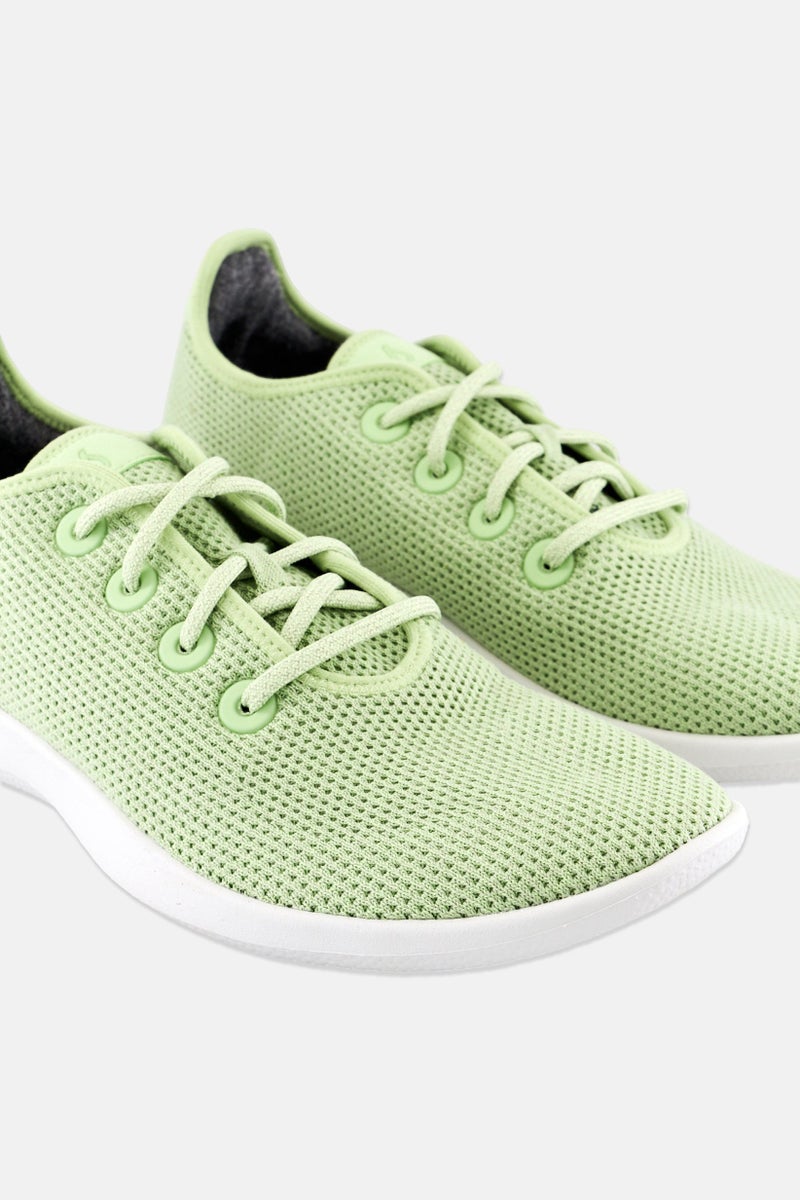 Allbirds Men Medium Lace Up Casual Shoes, Light Green - Image 3