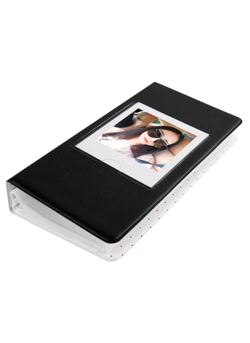 CAIUL CAIUL Compatible 64 Pockets Instax Square Book Album for Fujifilm Instax Square SQ10 SQ6 Instant Film (Black)  - Image 4
