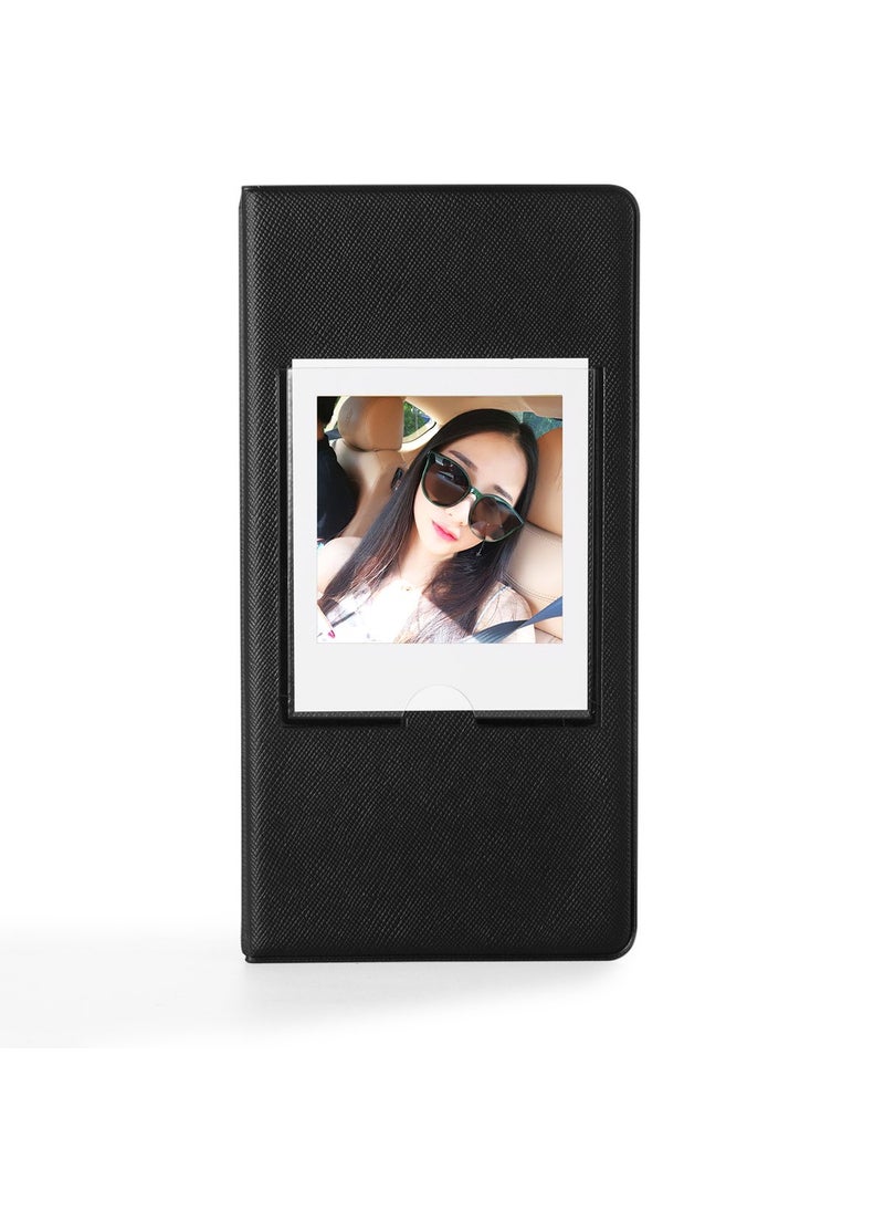 CAIUL CAIUL Compatible 64 Pockets Instax Square Book Album for Fujifilm Instax Square SQ10 SQ6 Instant Film (Black)  - Image 2