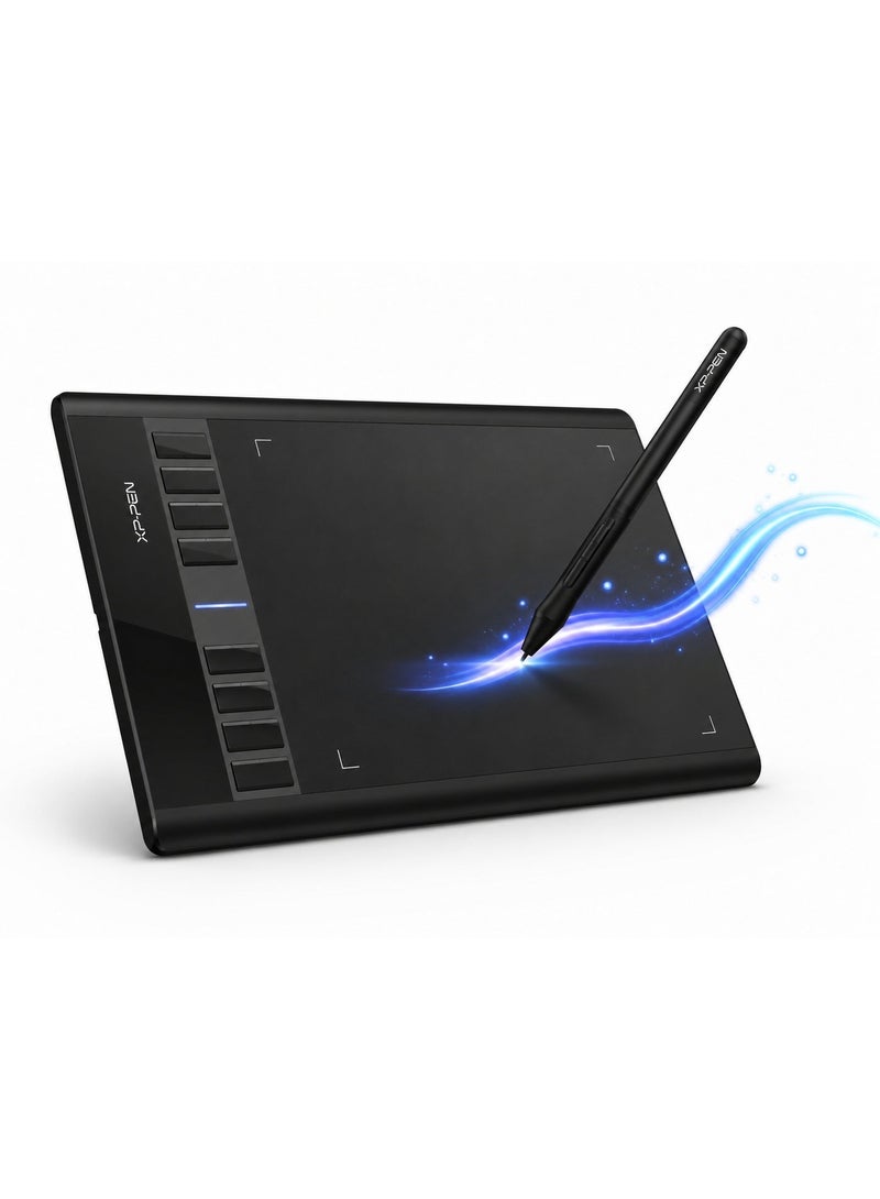 XP-PEN Star 03 12" Graphics Tablet, 10×6" Drawing Pad with Battery-Free Stylus & 8 Hotkeys for Digital Art, Design, Teaching & Creative Work - Image 1
