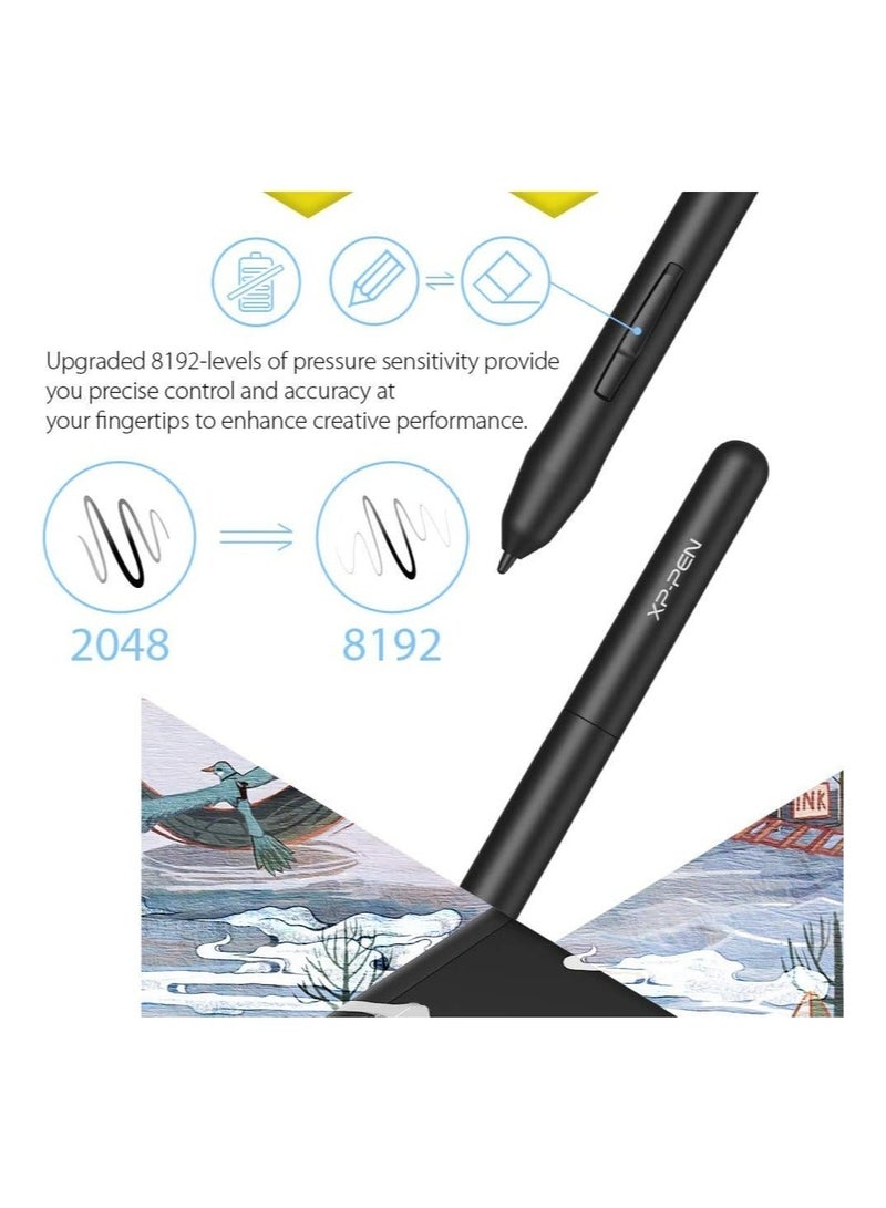 XP-PEN Star 03 12" Graphics Tablet, 10×6" Drawing Pad with Battery-Free Stylus & 8 Hotkeys for Digital Art, Design, Teaching & Creative Work - Image 4
