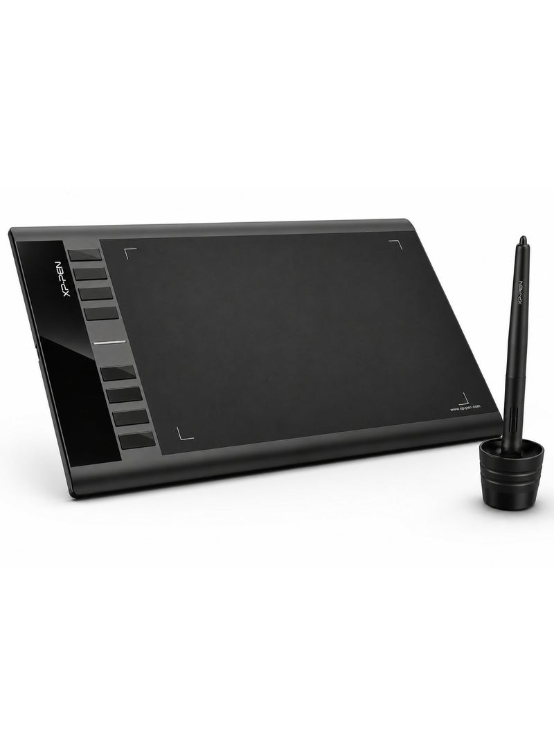 XP-PEN Star 03 تابلت رسومي 12 بوصة مع مساحة رسم 10×6 بوصة، قلم بدون بطارية و8 مفاتيح اختصار للرسم الرقمي والتعليم والتصميم - Image 1