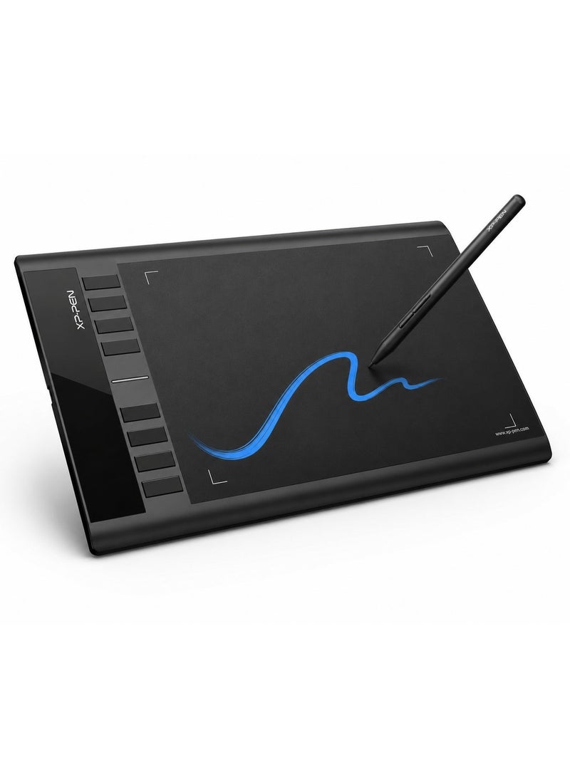 XP-PEN Star 03 12" Graphics Tablet, 10×6" Drawing Pad with Battery-Free Stylus & 8 Hotkeys for Digital Art, Design, Teaching & Creative Work - Image 1