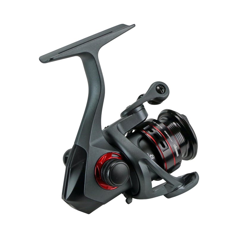 Okuma Ceymar A Series Flite Drive Lightweight 8BB Spinning Reel, C-500A, Gun Metal - Image 3