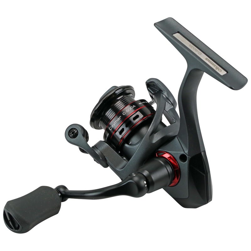 Okuma Ceymar A Series Flite Drive Lightweight 8BB Spinning Reel, C-500A, Gun Metal - Image 4
