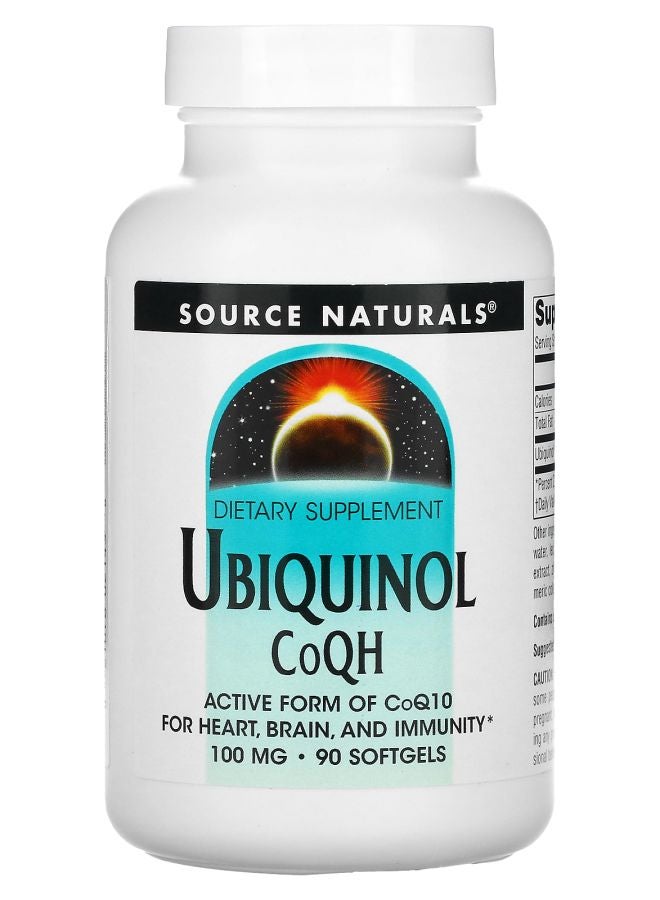 Ubiquinol CoQH 100 mg 90 Softgels