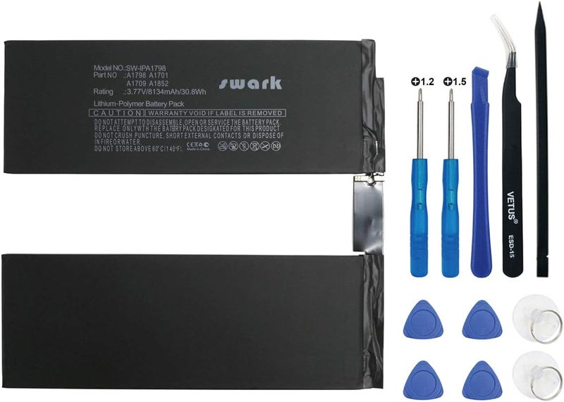 SWARK New A1798 Replacement Battery Compatible with iPad Pro 10.5", A1709, A1852, A1701, MQDT2LL/A, PHH2LL/A, MQF22LL/A with Upgraded Repair Tools Kit - Image 1
