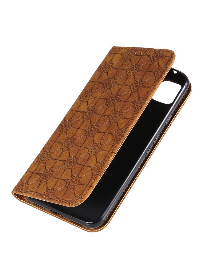 Zaboon Case For Google Pixel 4a Lucky Flowers Embossing Pattern Magnetic Horizontal Flip Leather Case with Holder & Card Slots - Image 5