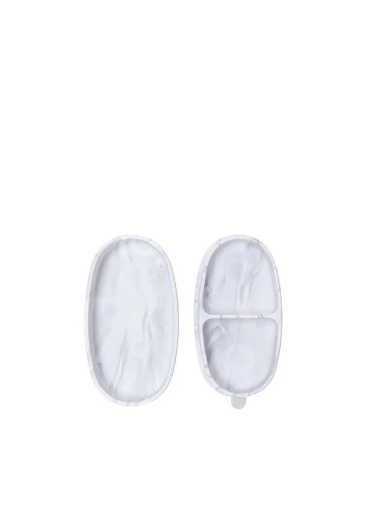 Marlowe and Sage Wanderer Plate and Container Set Children's Dishes Set Sucker Baby Food Feeding Tableware Plate Baby Eating Bowl Spoon set Kids Assist Self Feeding Training Eating Set - Image 3