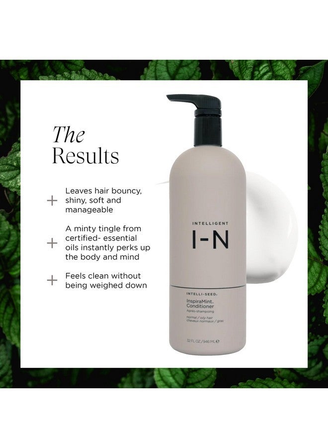 Intelligent Nutrients Inspiramint Conditioner, Invigorating Organic Conditioner For Fine And Oily Hair With Peppermint Oil, Hydrating, Refreshing, Vegan, 32 Fl Oz - Image 3
