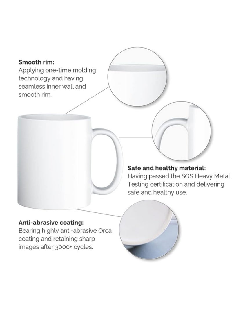 راين كوب RYN® "Happy Valentine's Day" من السيراميك بتصميم زهور وقلب احتفالي - كوب قهوة معزول للاستخدام المنزلي، مثالي للهدايا الرومانسية، يتضمن عبوة هدايا، كوب قهوة وردي - Image 2