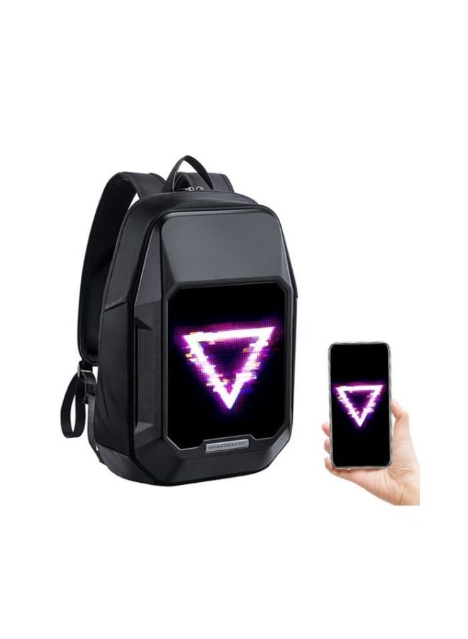 Divoom Cyberbag Pixel Art LED Backpack - BLACK - Image 1